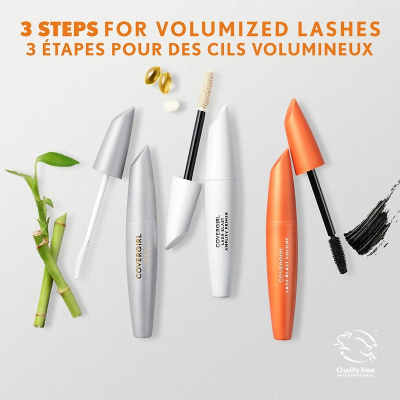 COVERGIRL Lash Blast Lash & Brow Serum™, Longer Lashes, Prevents Breakage, 100% Clean and Vegan Formula, 100% Cruelty-Free