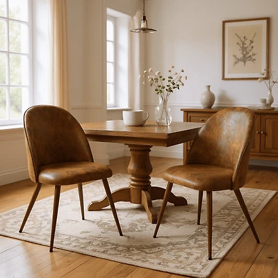 Homy Casa - Ensemble de 2 chaises rembourrées avec dossier haut et repose-pieds réglables, idéales pour les jeux, le bureau et la salle d'étude