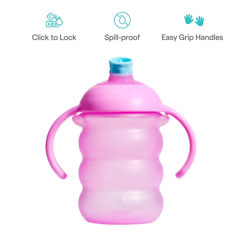 8oz Lock Bite Proof Trainer Cup Blue