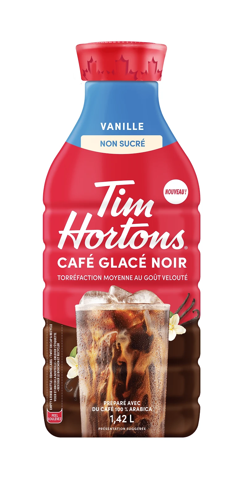 Tim Hortons Black Iced Coffee Vanilla 1.42L