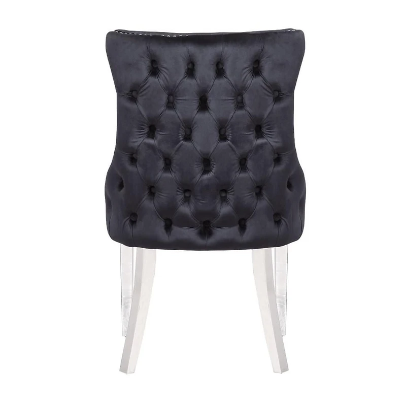 STONEFORT CHAIR – STEEL in Black SET OF 6