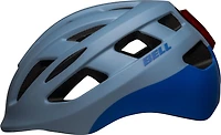 Casque de vélo Bell Sports Nixon avec lumière pour jeunes Bleu/Gris