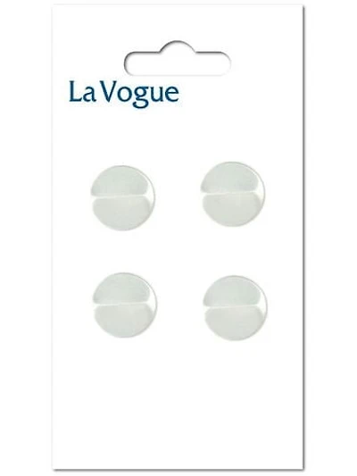 LA VOGUE Shank Button White 12 mm (0.47 in)