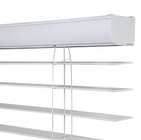 MAINSTAYS 2-inch Faux Wood Horizontal Window Blinds, White