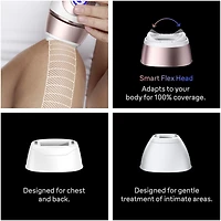 Braun Skin i-Expert Smart IPL PL7243 at Home Laser Hair Removal for Women and Men with App, Premium Pouch, 3 heads, Venus Razor