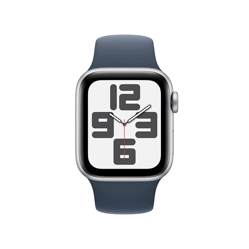 Apple Watch SE2 40mm GPS - Silver Aluminum Case with Denim Sport Band