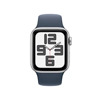 Apple Watch SE2 40mm GPS - Silver Aluminum Case with Denim Sport Band