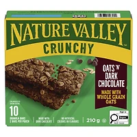 VAL NATURE BARRES GRANOLA CROQUANTES AVOINE ET CHOCOLAT NOIR
