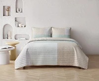 Megan 3 Piece Reversible Quilt Set