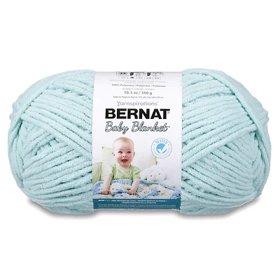 Bernat® Baby Blanket™ Yarn, Polyester #6 Super Bulky, 10.5oz/300g, 220 Yards