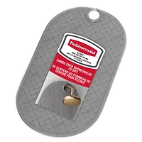 Rubbermaid Instamat Bath Tub Shower Mat, Non-Slip, Hangs on Showerhead for Quick Drying, 27.2" x 15.2", Gray