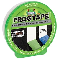 Ruban de peintre pour surfaces multiples FrogTapeMD – Vert, 36 mm x 55 m