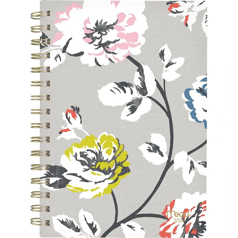 2026 Mead® Greyson Floral Small Weekly Clear Poly Cover Planner