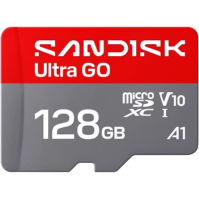 Carte microSDXC™ UHS‑I SANDISK Ultra® GO 128Go