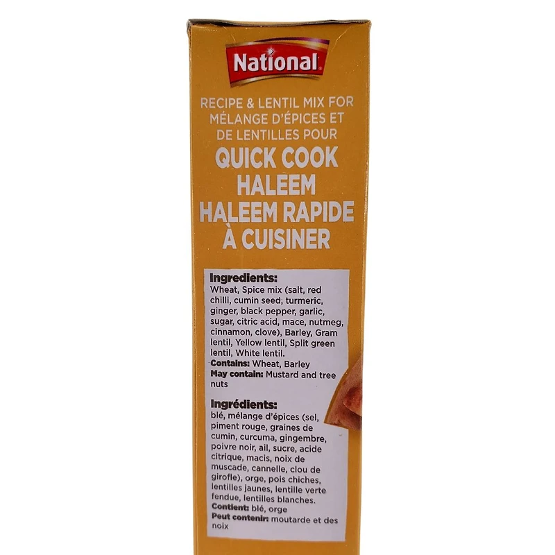 NATIONAL RMH CUISSON RAPIDE HALEEM 338GM