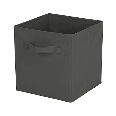 Mainstays Storage Cube Fabric Basket Bin - Foldable, Great for Nursery, Playroom, Closet, Home Organization