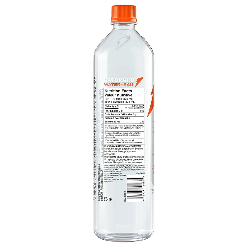 Gatorade Water 1 L, Bottle