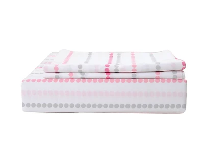 Johnson Home 200 TC Bed Sheet Set - Printed Cotton Sheets