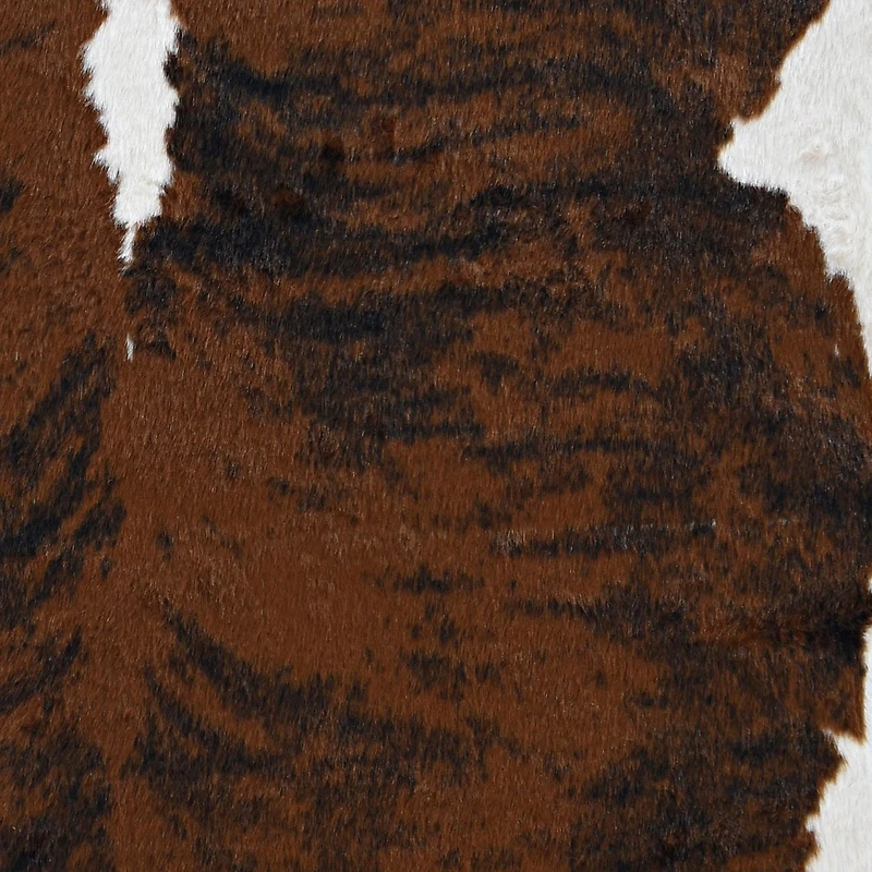 Faux Cowhide Rug, Ex Brindle