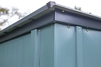 Spacemaker Patio Shed, 4x3, Juniper Berry