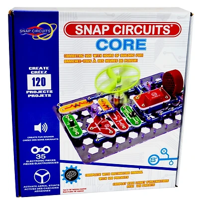 Jeu de construction de compétences Core de Snap Circuits en fabrication de circuits de jouets