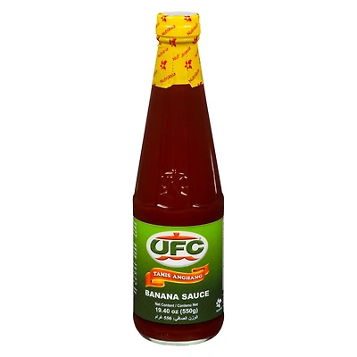 UFC Banana Sauce Regular 550g per Bottle - Banana Ketchup/Sauce
