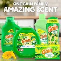 Gain Liquid Laundry Detergent, Original Scent, 1.24 L, 32 loads, Freshness + Odour Fighting, High efficiency washing machine iquid cleaning soap