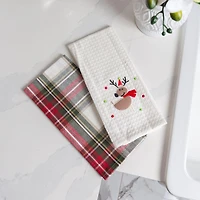 Celebration Plaid 100% Cotton Kitchen Towel