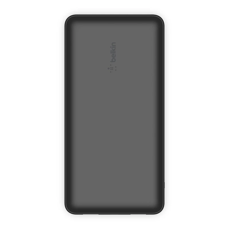 Belkin Chargeur portable USB-C, 20 000 mAh avec 1 port USB-C et 2 ports USB-A pour une charge jusqu’à 15W pour iPhone 14 Pro, 14 Pro Max, AirPods, iPad, Galaxy S23, S23+, Ultra - Noir