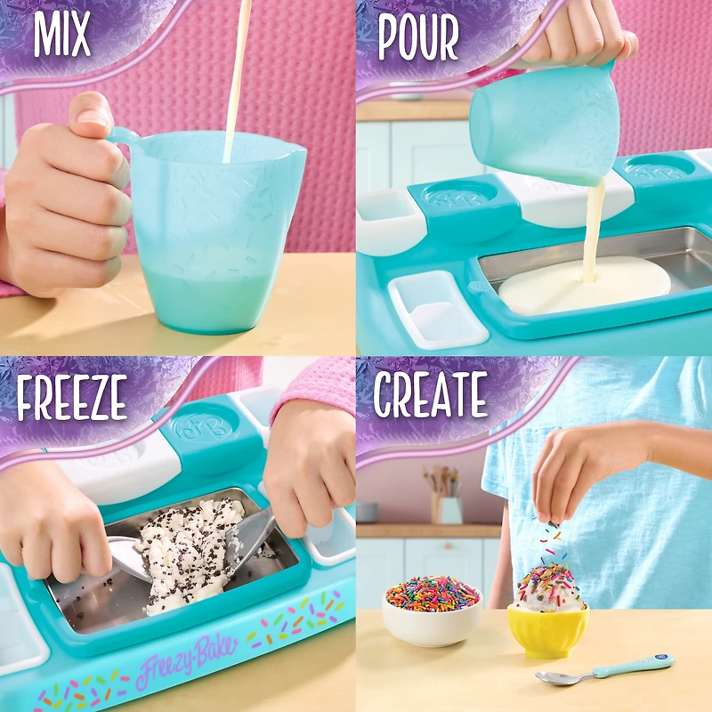 Freezy-Bake Strawberry Ice Cream Mix - Strawberry Shortcake and Strawberry Delight