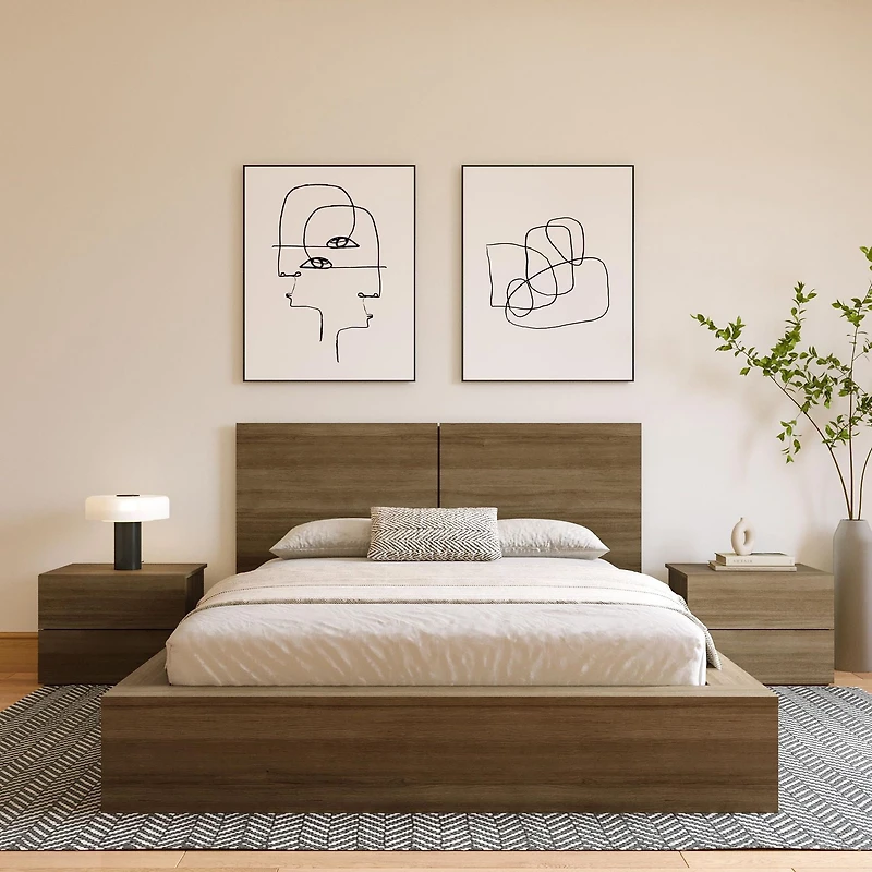 Nexera James Panel Headboard