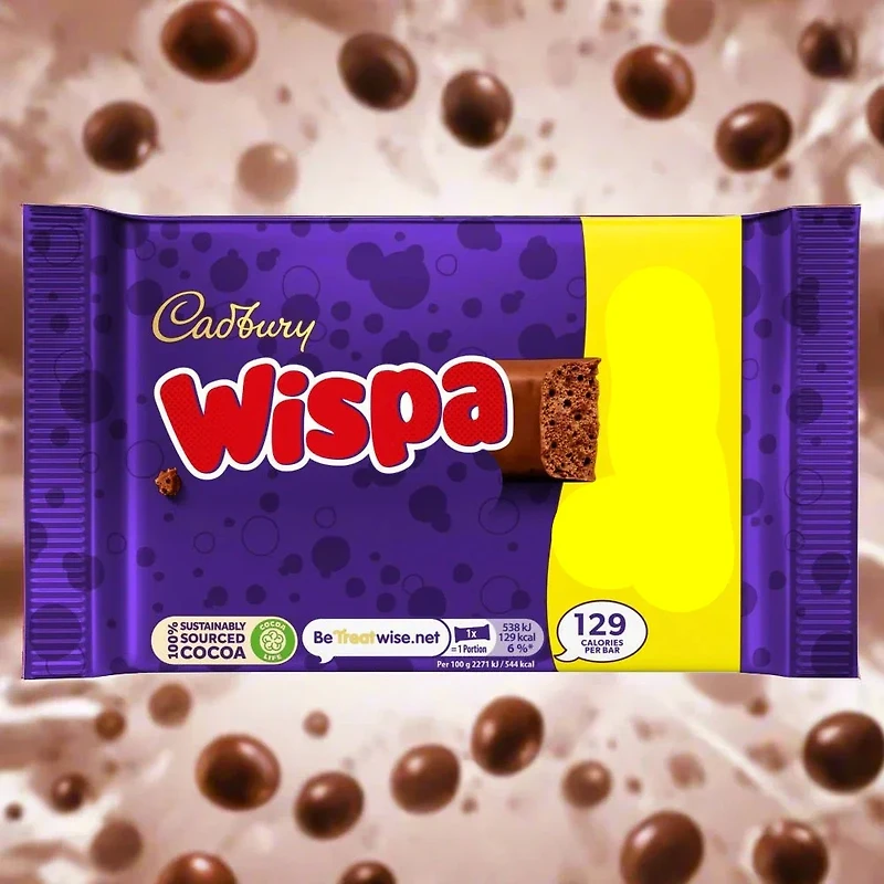 Cadbury Dairy Milk Wispa Chocolate Bars 4 pack