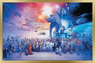 Star Wars: Saga - Galaxy Wall Poster, 22.375" x 34"