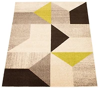 ECARPET Geometric Area Rug, Indoor Carpet for Living Room Bedroom Harlow Collection