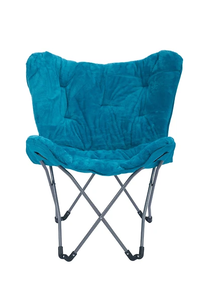 Mainstays Folding Butterfly Chair, Blue