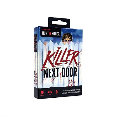 Hunt A Killer: Killer Next Door – Social Deduction Card Game for Families and Adults, Fast-Paced Mystery Game for 3–6 Players, Ages 10+