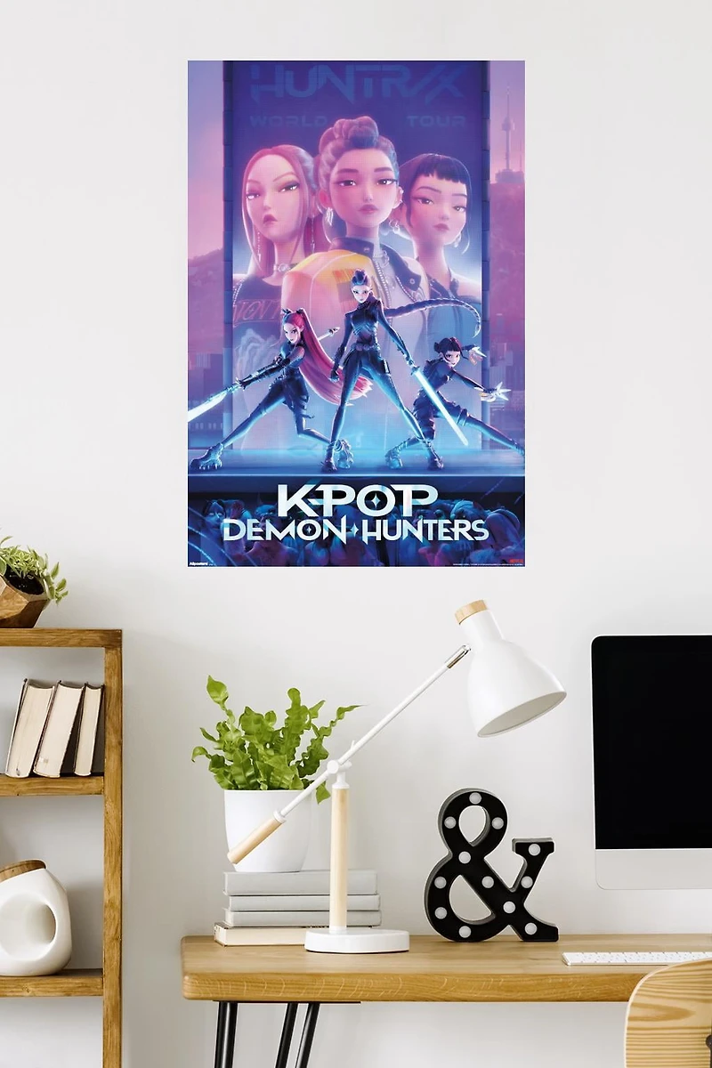 Netflix KPop Demon Hunters (2025) - One Sheet Wall Poster, 22.375" x 34"