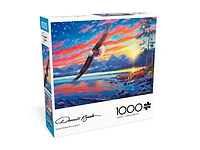Buffalo Games - Darrell Bush - Star-Spangled Sunset - 1000 Piece Jigsaw Puzzle