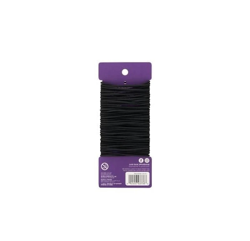 Goody Ouchless Large Thin Black - 50 Ct