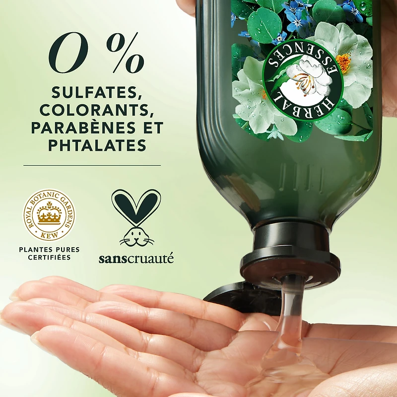 Herbal Essences Scalp + Purify Shampoo, Cleanses The Scalp for Soft Hair, Eucalyptus, Sulfate-Free, 400 mL