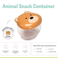 Melii Snack Containers for Toddler for Kids and Adults - Bear - 1 unit