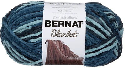 Bernat® Blanket™ #6 Super Bulky Polyester Yarn, Teal Dreams 10.5oz/300g, 220 Yards
