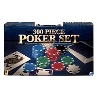 Coffret professionnel de poker 300 jetons dans une mallette en aluminium