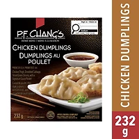 P.F. Chang's Home Menu Frozen Chicken Dumplings, Made of Chicken Thigh, Shredded Cabbage, Sliced Green Onions, With a Signature Sauce Packet, 232g