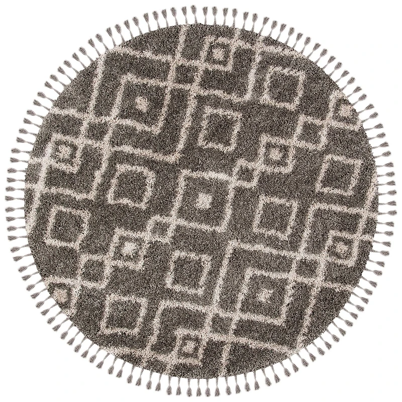 Safavieh Moroccan Fringe Shag Janella Geometric Area Rug