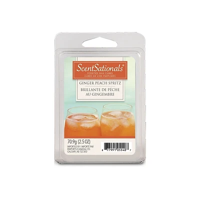 Cubes de cire parfumée ScentSationals - Brillante à la Pêche et au Gingembre