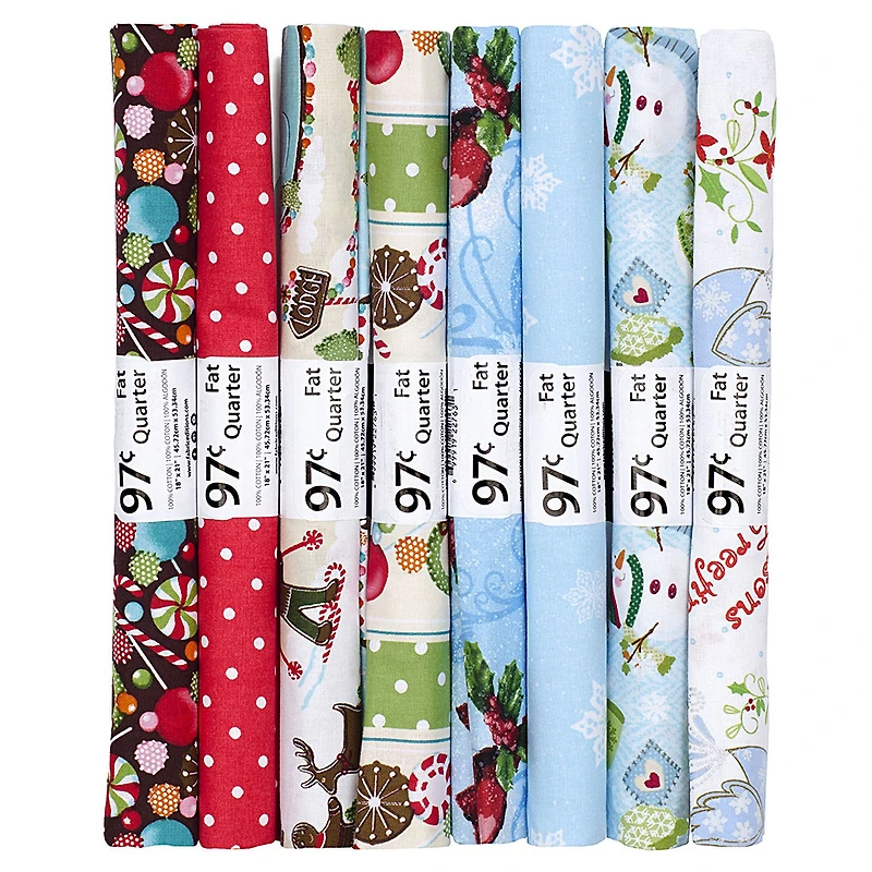 Fabric Creations Fat Quarter Seasonal Collection, Fat Quarters Seasonal