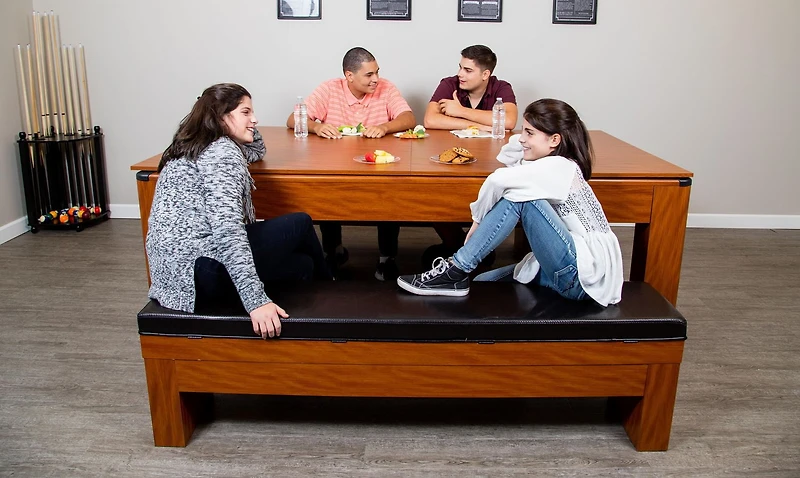 Table de hockey sur cousin d’air Sherwood de Hathaway de 7 pi avec bancs