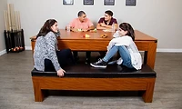 Table de hockey sur cousin d’air Sherwood de Hathaway de 7 pi avec bancs
