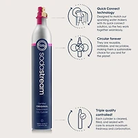 SodaStream 60L CO2 Cylinder, 2pack